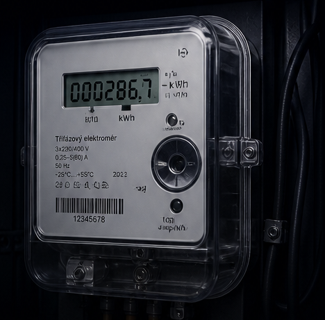 Elektroměr – ilustrace pro optimalizaci odběrného místa